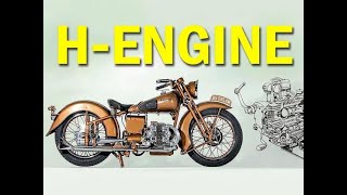 A Motorcycle Powered by an H-Configuration Engine