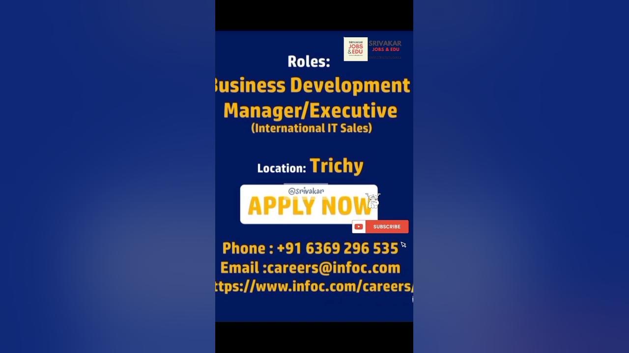 trichy-job-vacancy-2023-in-tamil-freshers-and-experienced-youtube