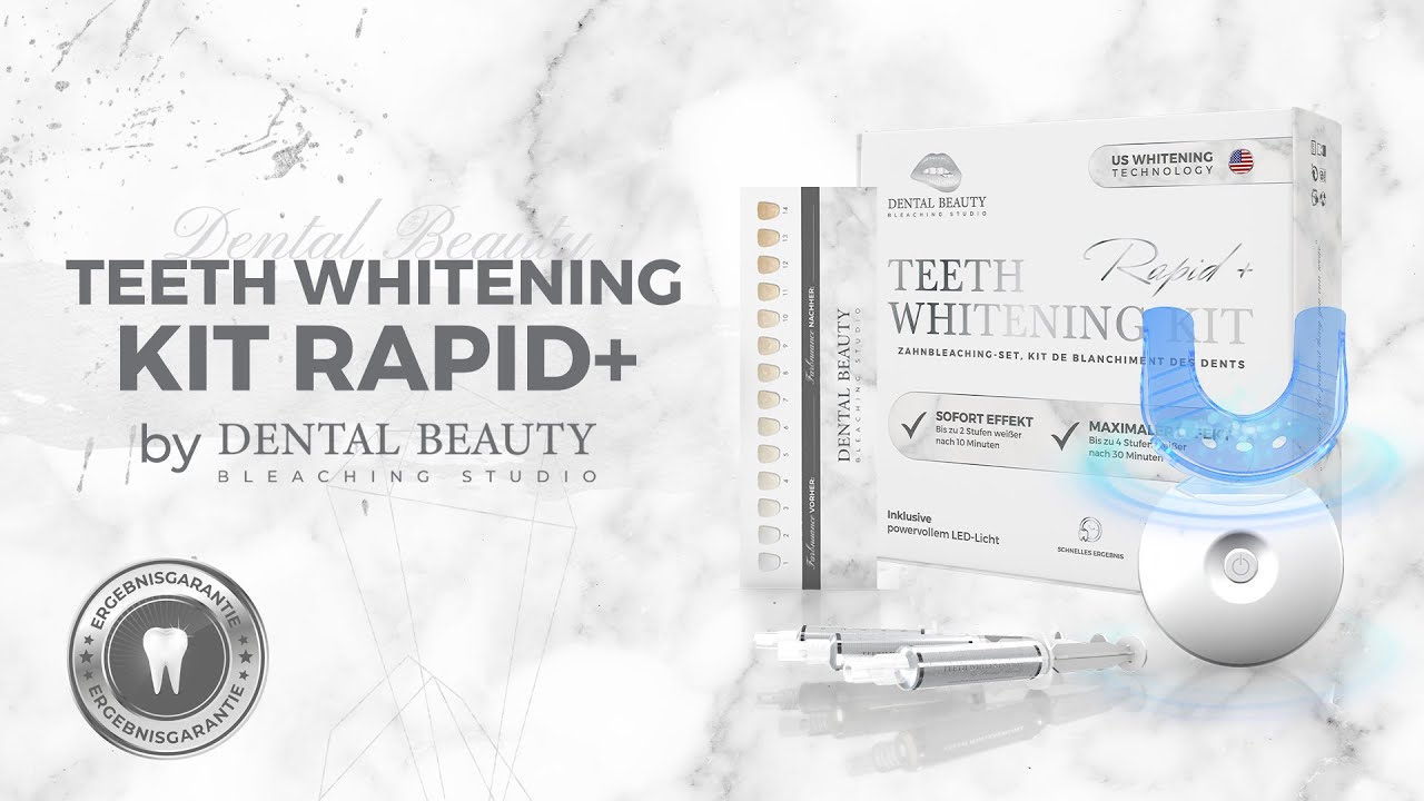 HOW TO USE - Zahnbleaching-Set - Teeth Whitening Kit Rapid+ von Dental Beauty