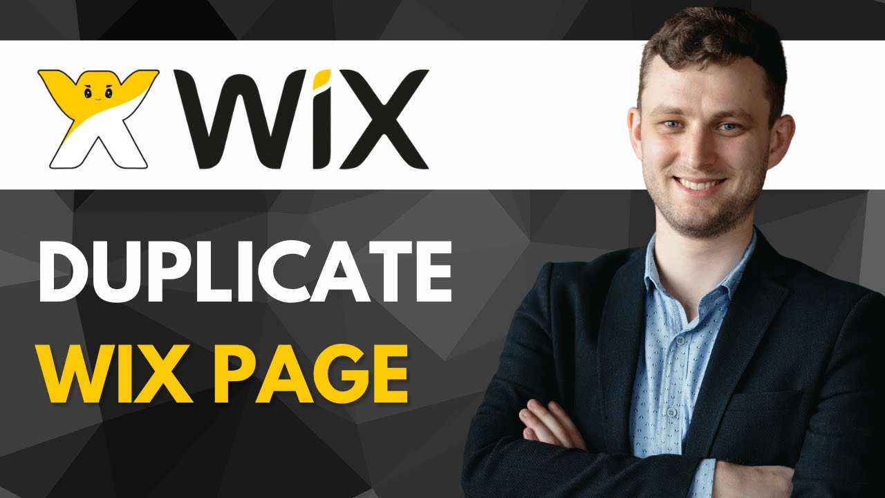How To Duplicate a Wix Page | Full Guide 2025 - YouTube