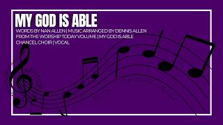My God is able with lyrics | Vocal