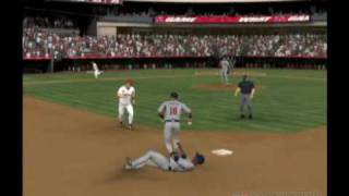 MLB 09 The Show: Sick DP By Orlando Hudson and Orlando Cabrera