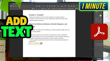 How to Add Text in Adobe Acrobat 2025 (Adding Text to a PDF)