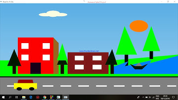 OpenGl Project:Road in a city(computer graphics)