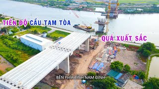 Cao tốc Ninh Bình- Hải Phòng/ Cập nhật tiến độ Cầu Tam Tòa