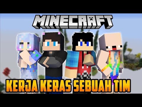 KERJA KERAS SEBUAH TIM! - Minecraft Bedwars Indonesia