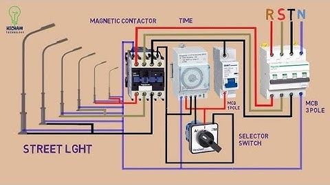Street light digital timer connection | SRA Electrical