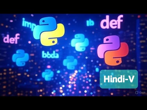 Python Code Poetry: A Fun Journey Through 20 Essential Keywords (hindi)