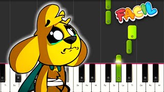 🎤 TÚ ERAS QUIEN ✨😥DE MIKECRACK ft. DANTE ZHERO - PIANO FÁCIL CON NOTAS - PIANO TUTORIAL | EASY