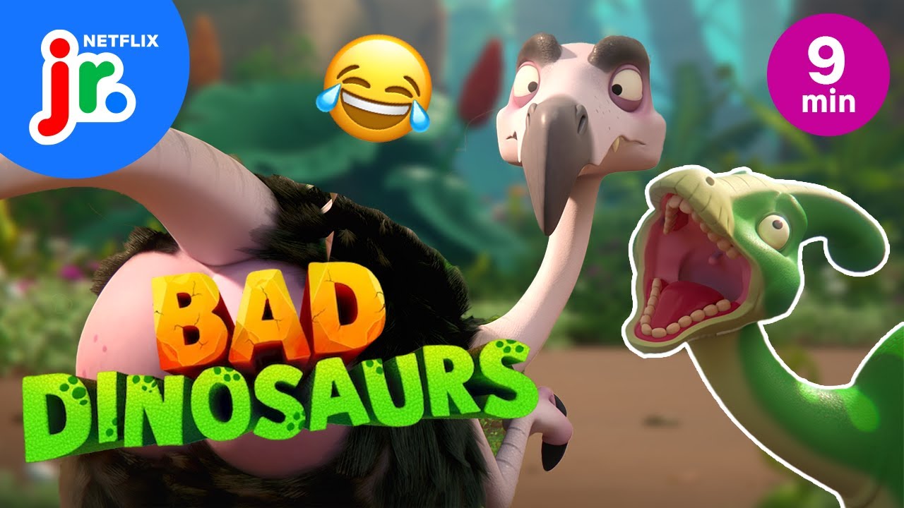 9 MINUTI DIVERTENTISSIMI con BAD DINOSAURS 😂🦖 Netflix Junior Italia