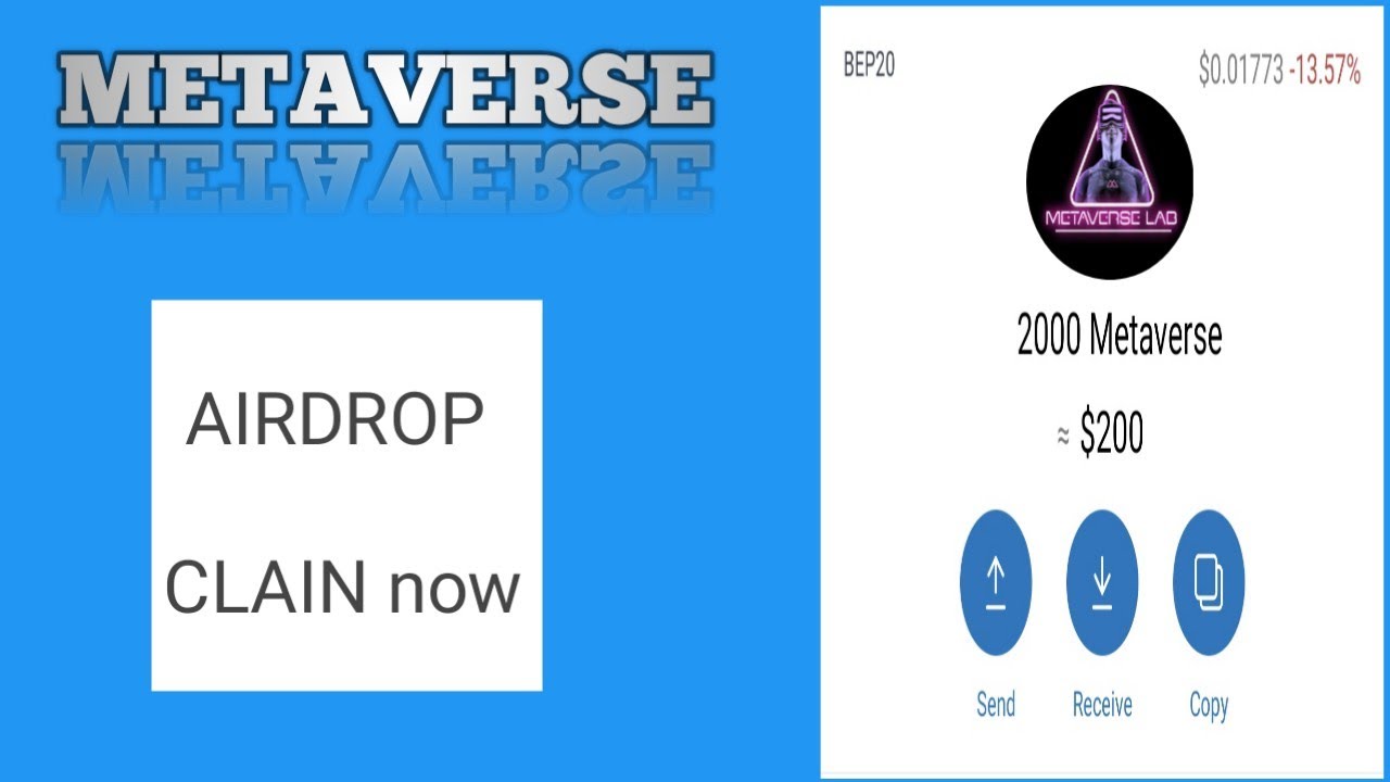 CLAIM FREE AIRDROP TOKEN $200 METAVERSE