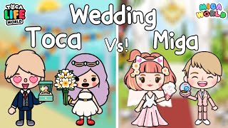 Toca Wedding Vs Miga Wedding 👰🏼‍♀️🤵🏼💍💕| งานแต่งงาน | Toca Life World | Miga World 🌎 screenshot 2