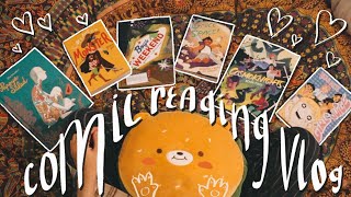 Reading Comics and Painting Vlog + GIVEAWAY