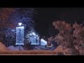 Мурманск новогодний. Полярная ночь.