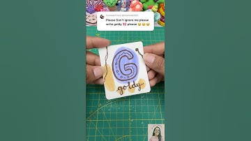 initial bohoart comment your name to feature in next video #youtubeshorts #bohoart #diy #artandcraft