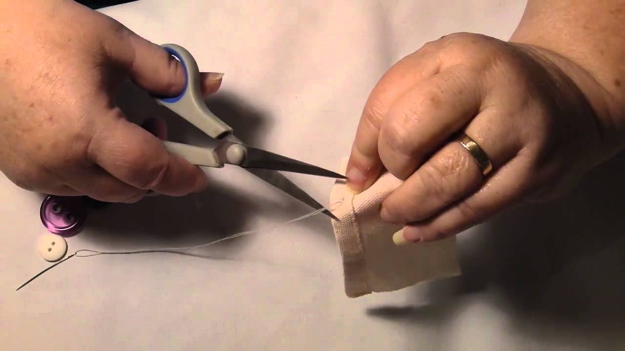 Tutorial How to sew on a button YouTube