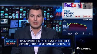 Amazon blocks sellers from using FedEx ground-delivery shipping