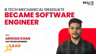 B.Tech Mechanical graduate became Software Engineer at Lead School