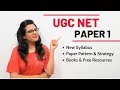 NTA UGC NET Paper 1- Complete Syllabus, Paper Pattern, Strategy & Books
