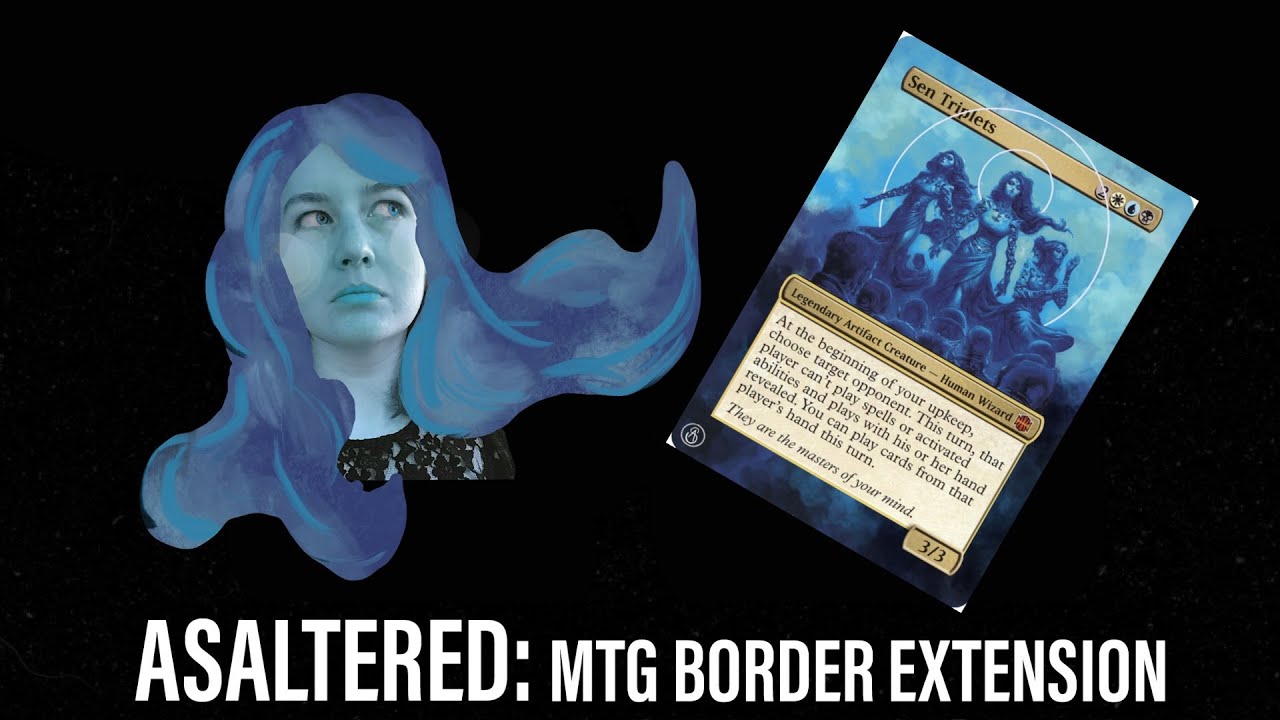 Sen Triplets: Magic the Gathering Altered Card EDH - YouTube.