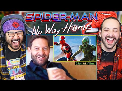 Tobey Maguire REACTION Spider man No Way Home Trailer 2 DUB - REACTION!!