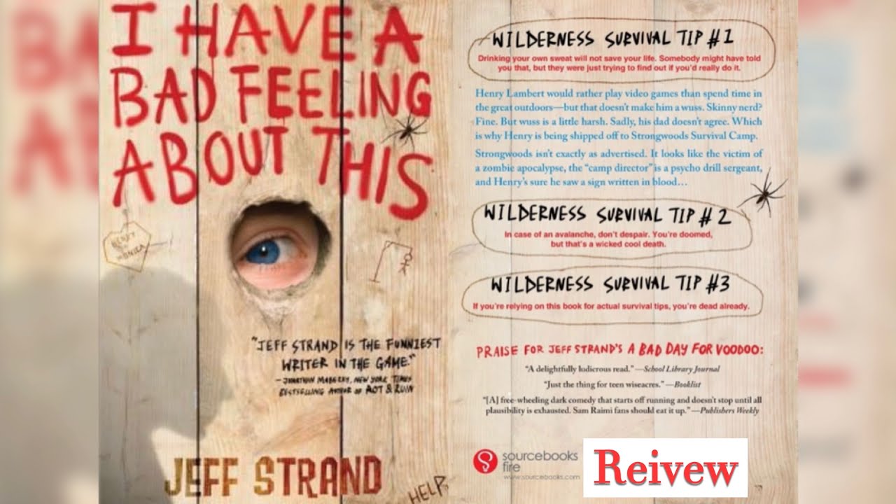 I Have a Bad Feeling about This by Jeff Strand | Spooky Noodles Reviews ...