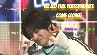 LEO arirang simply kpop full performance 