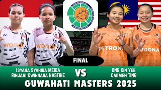Download Lagu Isyana Syahira Meida/Rinjani Kwinara Nastine vs Ong/Ting - Badminton Guwahati Masters 2025 {FINAL-WD MP3