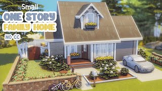 One Story Family Home 🧸 Sims 4 Speed Build