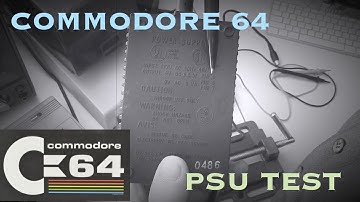 Commodore 64 Power Supply Test (C64 PSU Test)
