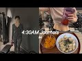 4:30起き生活 | 生理中の過ごし方🌀 | タンパク質たっぷりごはん🍚