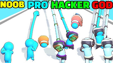 NOOB vs PRO vs HACKER vs GOD in PUNCH MACHINE ALL LEVELS