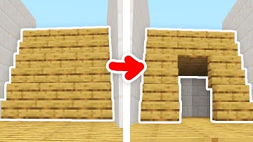 How to Make Hidden Staircase in Minecraft