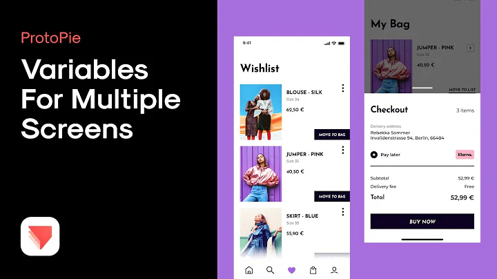 ProtoPie moving variables to different pages #Advanced #Requested.