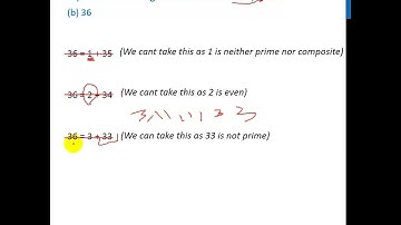 Ex 3.2, 6 (b) - Express 36 as the sum of two odd primes - Class 6 - Teachoo