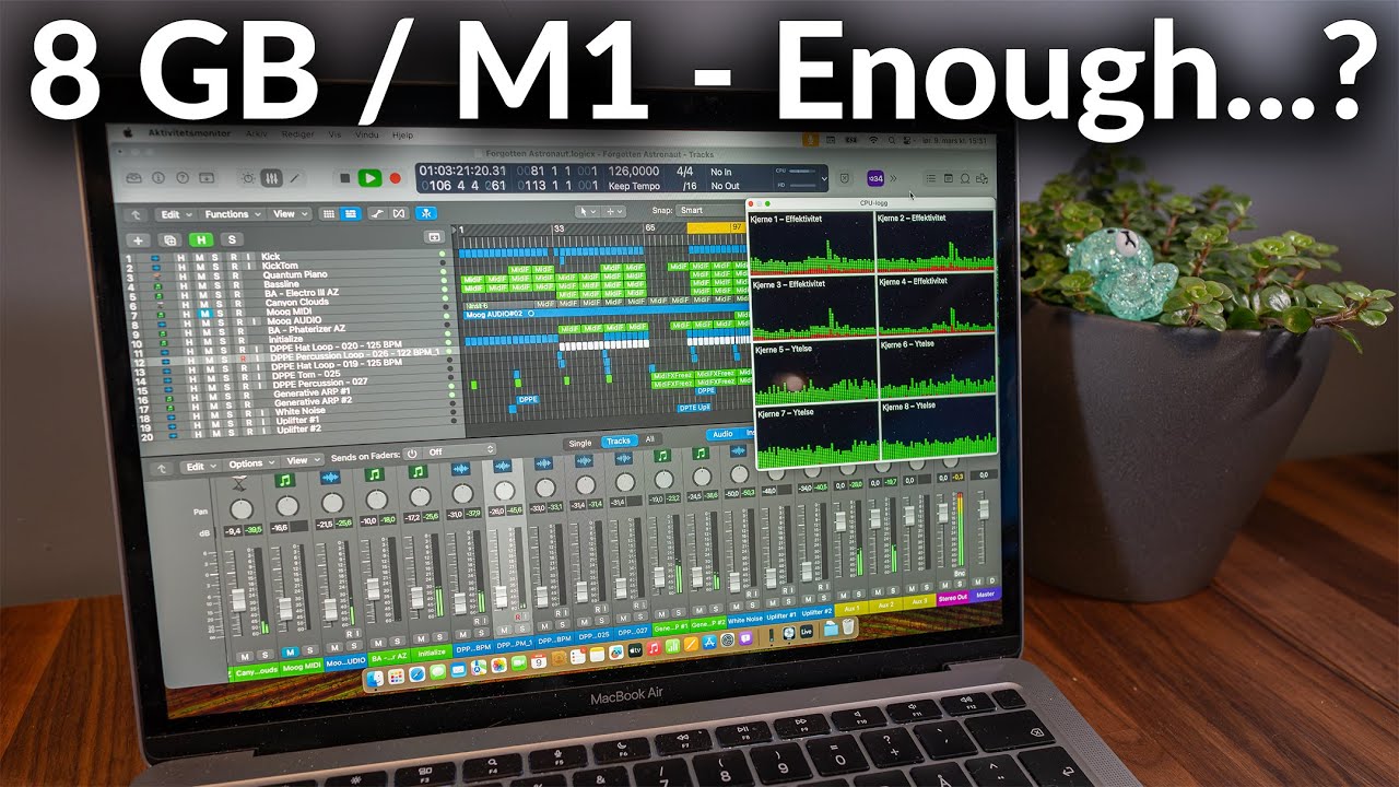 LOW End MacBook Air M18GB in Music Production Ableton 1112  Logic