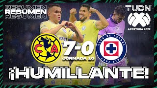 Resumen y goles | América 70 Cruz Azul | Liga Mx Apertura 22 J10 | TUDN