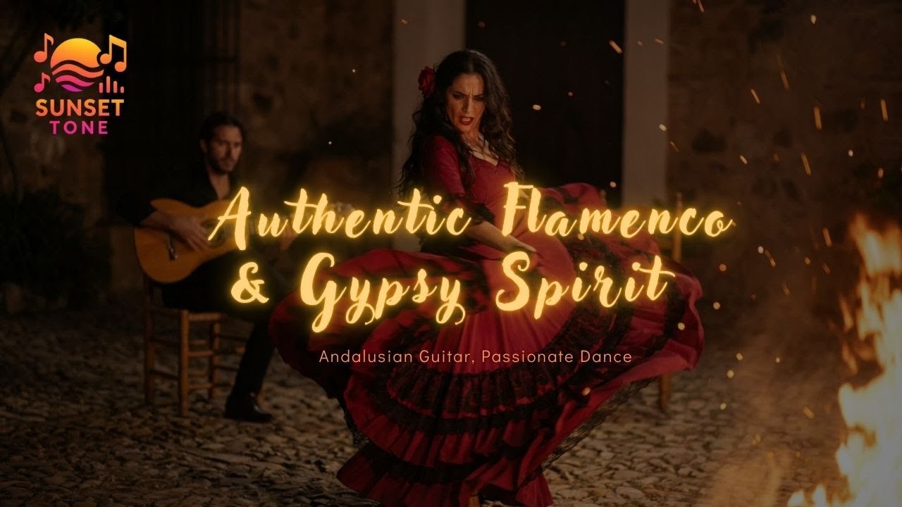 1 Hour of Authentic Flamenco & Gypsy Spirit 🔥 | Andalusian Guitar, Passionate Dance – Sunset Tone