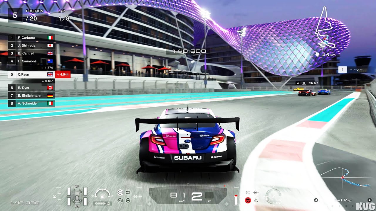 Gran Turismo 7 - Yas Marina Circuit - Gameplay (PS5 UHD) [4K60FPS]