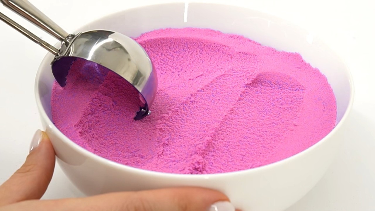 Pink Kinetic Sand ASMR Scoop | So Satisfying