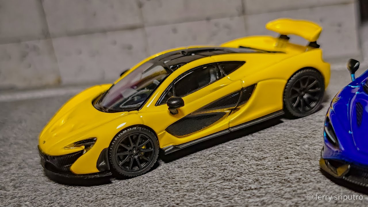 LCD Model 1/64 Scale McLaren P1 | Volcano Yellow - YouTube