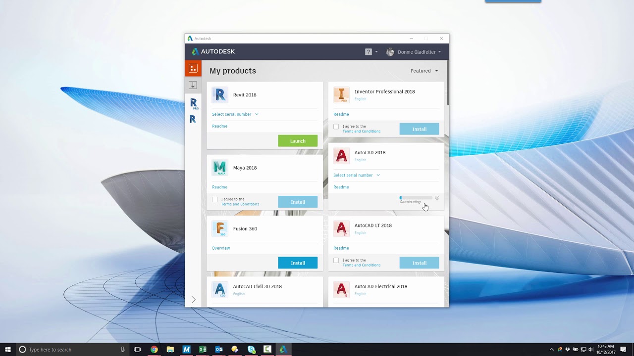 Installing Autodesk Software with the Autodesk Desktop Application