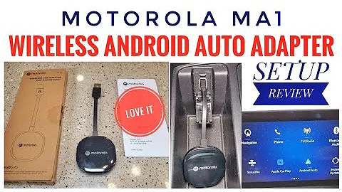 Review & How to Set Up Motorola MA1 Wireless Android Auto Car Adapter in Acura