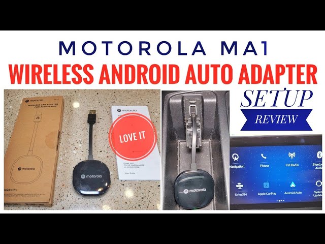 NEW Motorola MA1 Wireless Android Auto Car Adapter India