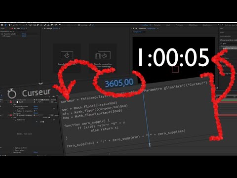 Make a PERSONNALISED COUNTER/TIMER/STOPWATCH by using EXPRESSIONS in AFTER EFFECTS - Uncut
