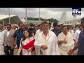CM D.K. Shivakumar Offers Prayers to Lord Sri Venkateswara Swamy at Tirumala Temple | News9
