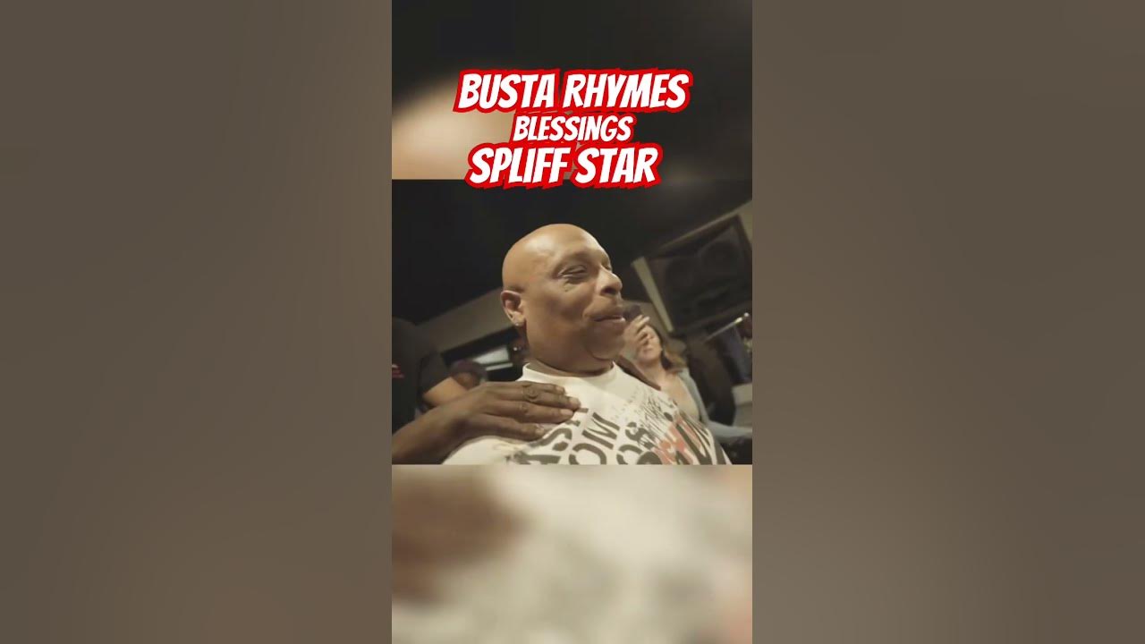 Busta Rhymes blessing Spliff Star by TraxNYC #jewellery #hiphop #bustarhymes #90smusic