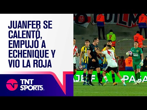 ¡JUANFER se CALENTÓ y se fue EXPULSADO! QUINTERO EMPUJÓ a ECHENIQUE y vio la ROJA