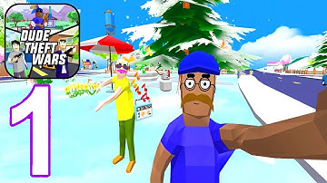 Dude Theft Wars - Gameplay Walkthrough Part 1 - Tutorial (iOS, Android)