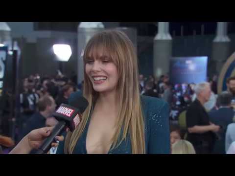 Elizabeth Olsen On Scarlet Witch And Vision Live At The Avengers